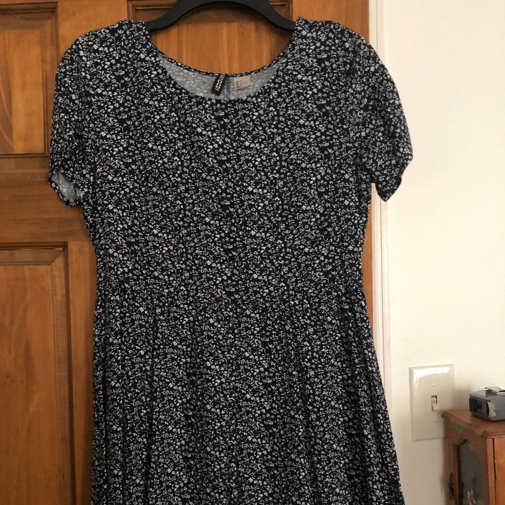 H&M Blue Flower Dress